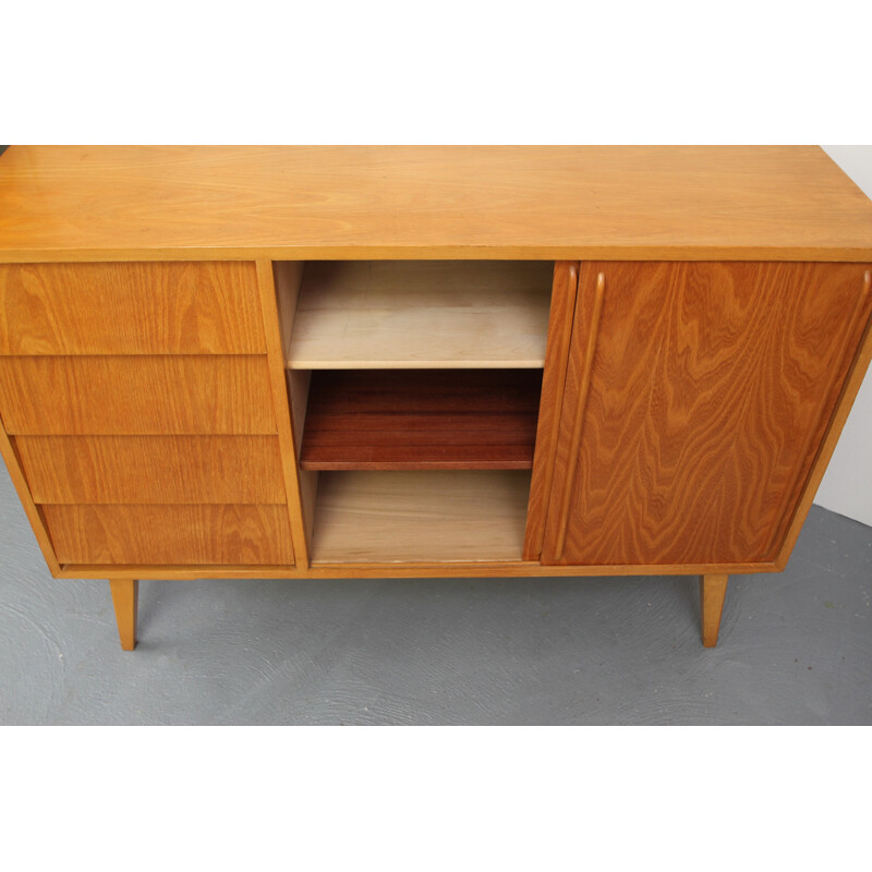 Sideboard sliding doors in ash - 1950s