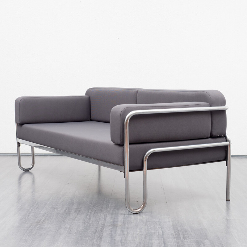 Bauhaus sofa vintage, new upholstery - 1930s