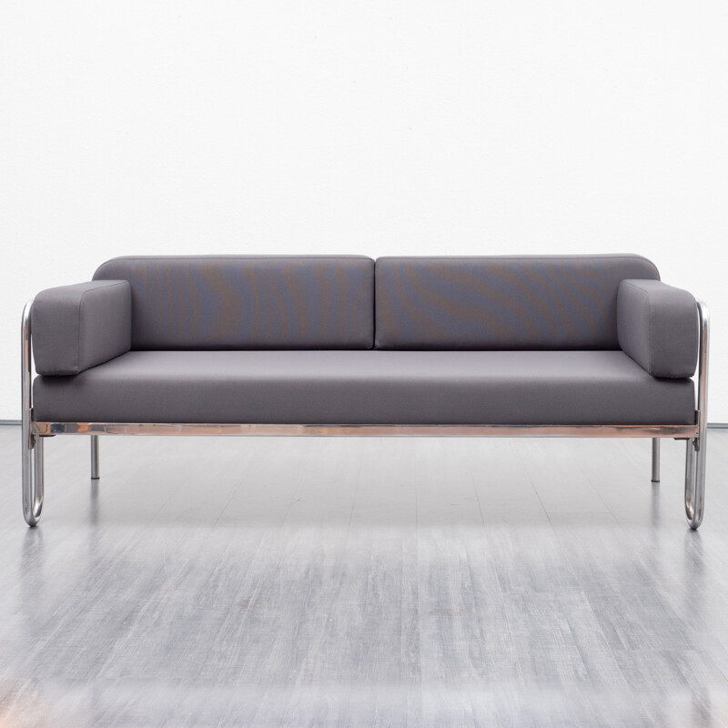 Bauhaus sofa vintage, new upholstery - 1930s