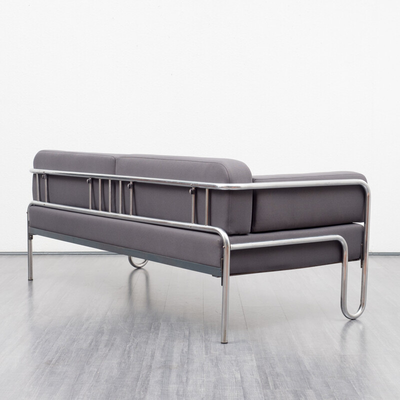 Bauhaus sofa vintage, new upholstery - 1930s