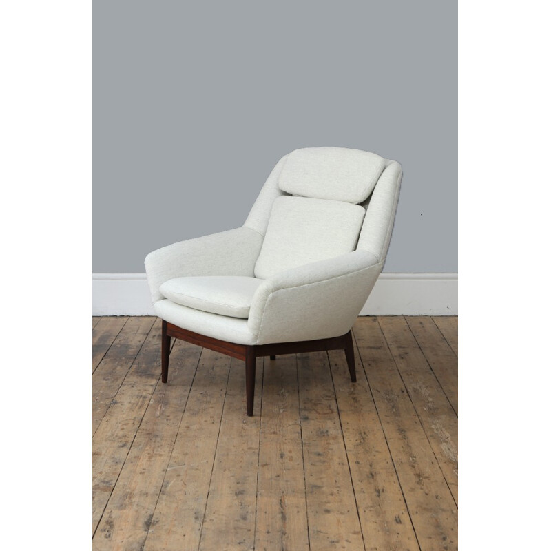 Mid Century High Back Armchair by Ib Kofod-Larsen For Bovenkamp - 1960s