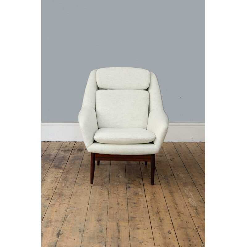 Mid Century High Back Armchair by Ib Kofod-Larsen For Bovenkamp - 1960s