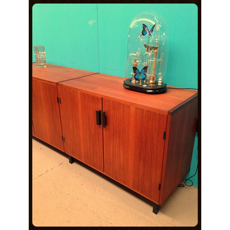 Scandinavian sideboard in teak, Cees BRAAKMAN - 1960s