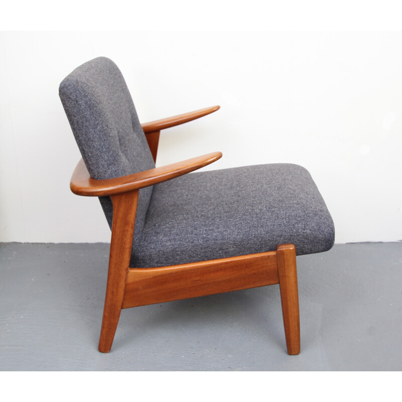 Fauteuil vintage en teck - 1950