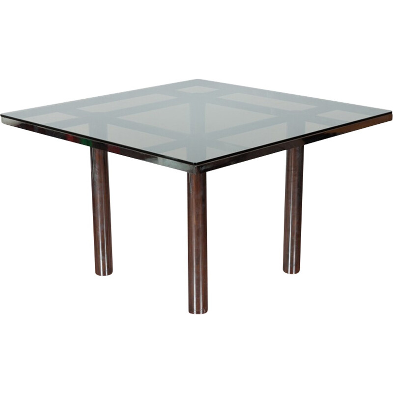 Dining table with glass tray by André et Tobia Scarpa- 1967