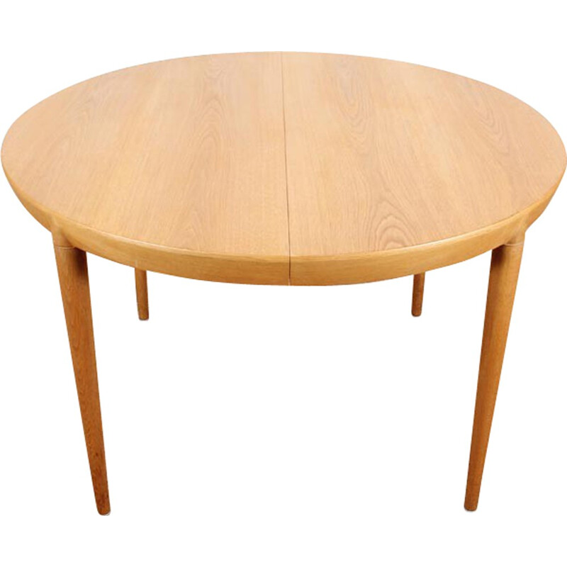 Table à repas vintage en chêne d'Erik Riisager-Hansen - 1970