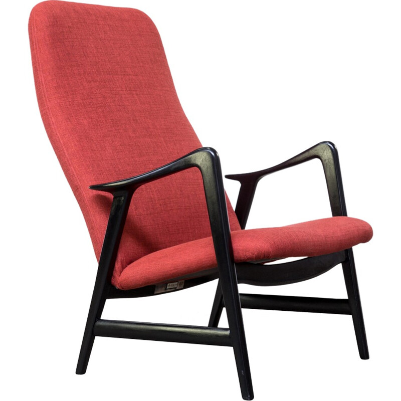 Armchair vintage Num "127/57" by Folke Ohlsson pour Artifort/Dux - 1950s