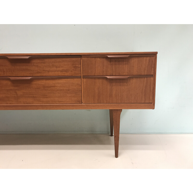 Vintage chest of drawers in teak with 6 drawers by Austinsuite - 1960s