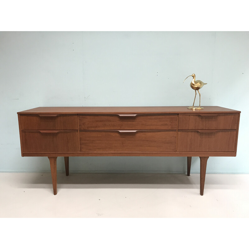 Vintage chest of drawers in teak with 6 drawers by Austinsuite - 1960s