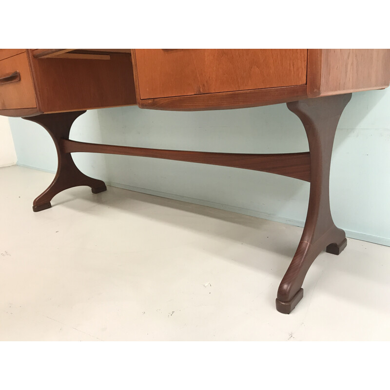 Vintage teak desk by Wilkins for G-plan - 1960s