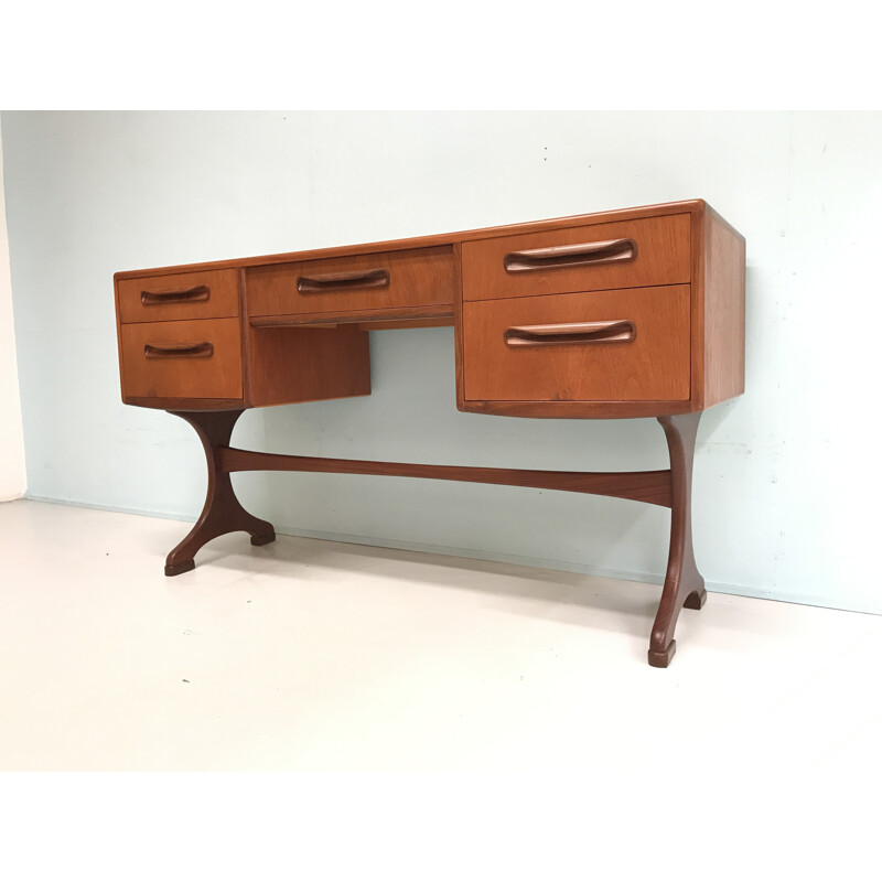 Vintage teak desk by Wilkins for G-plan - 1960s