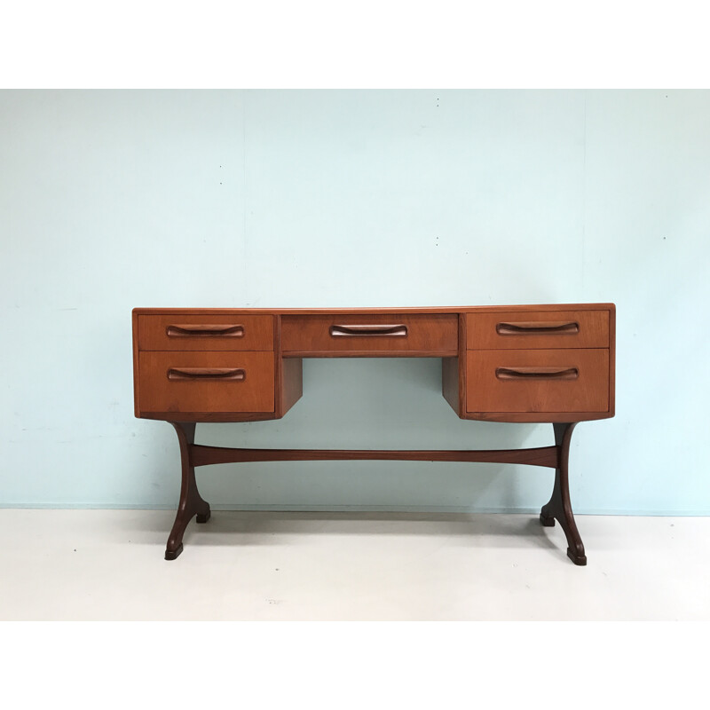 Vintage teak desk by Wilkins for G-plan - 1960s