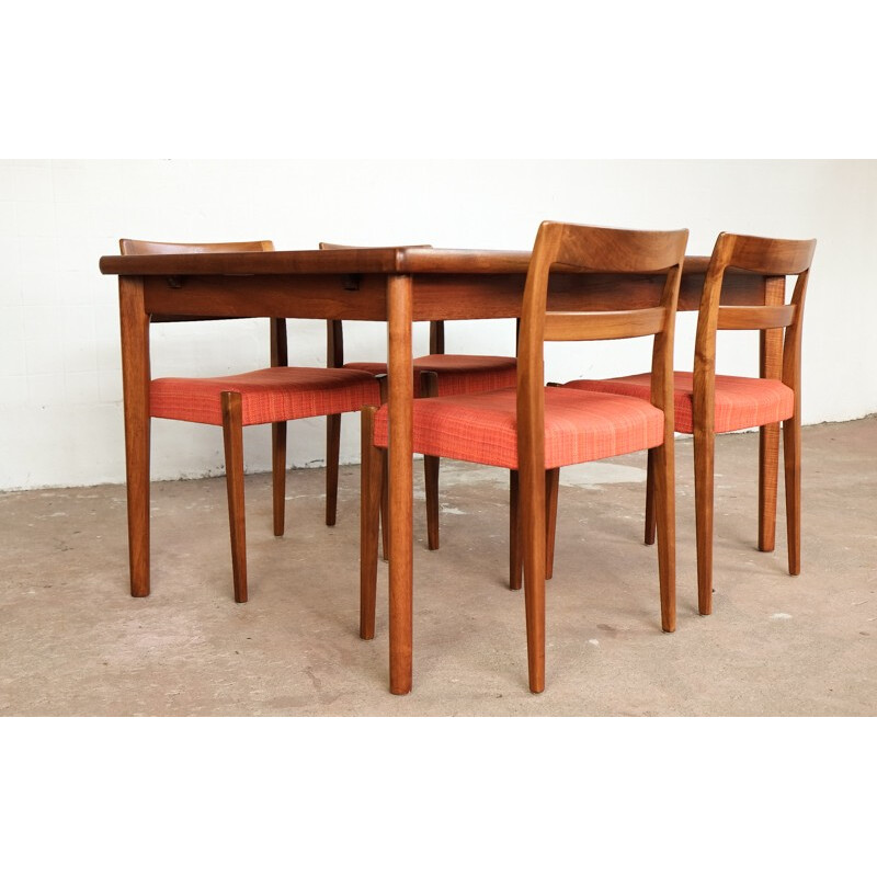 Set of 6 vintage chairs in teak by Nils Jonsson for Troeds - 1960s