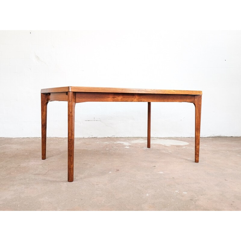Table vintage en palissandre par Henning Kjaernulf pour Vejle - 1960