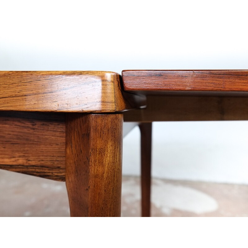 Vintage table in rosewood by Henning Kjaernulf for Vejle - 1960s