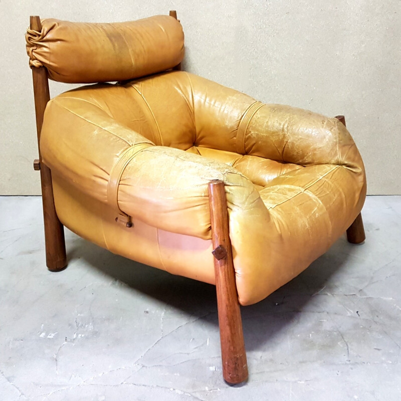 Fauteuil lounge vintage de Percival Lafer - 1950