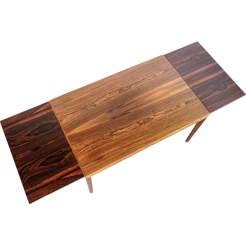 Vintage table in rosewood by Henning Kjaernulf for Vejle - 1960s