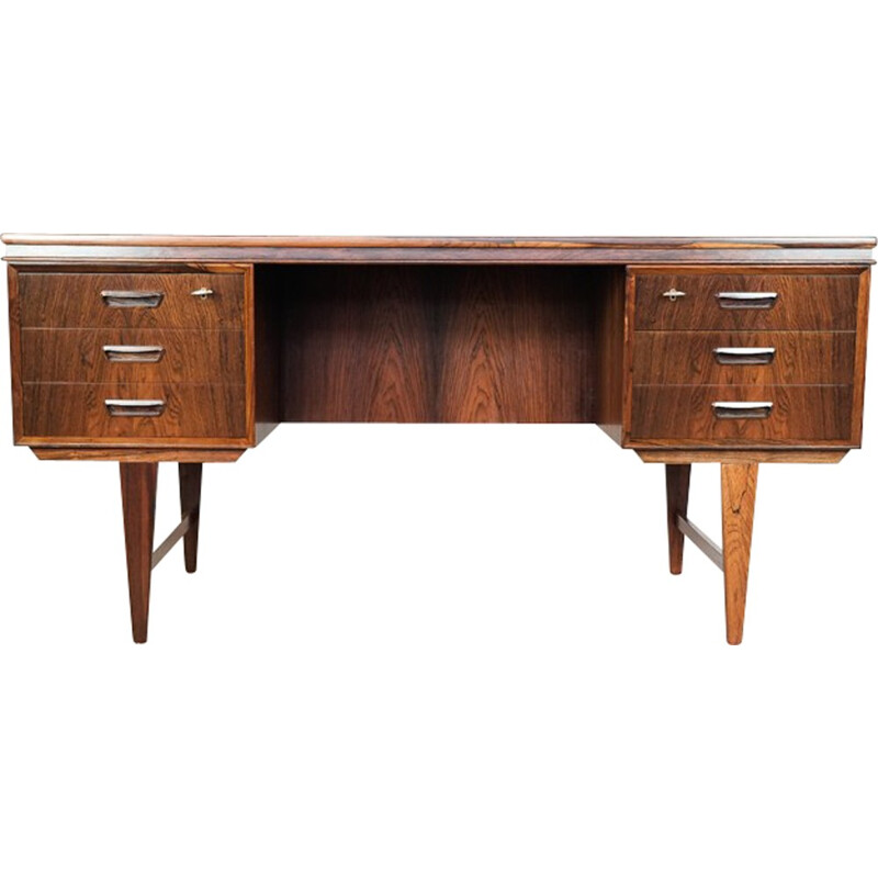 Vintage Danish desk in rosewood - 1960s