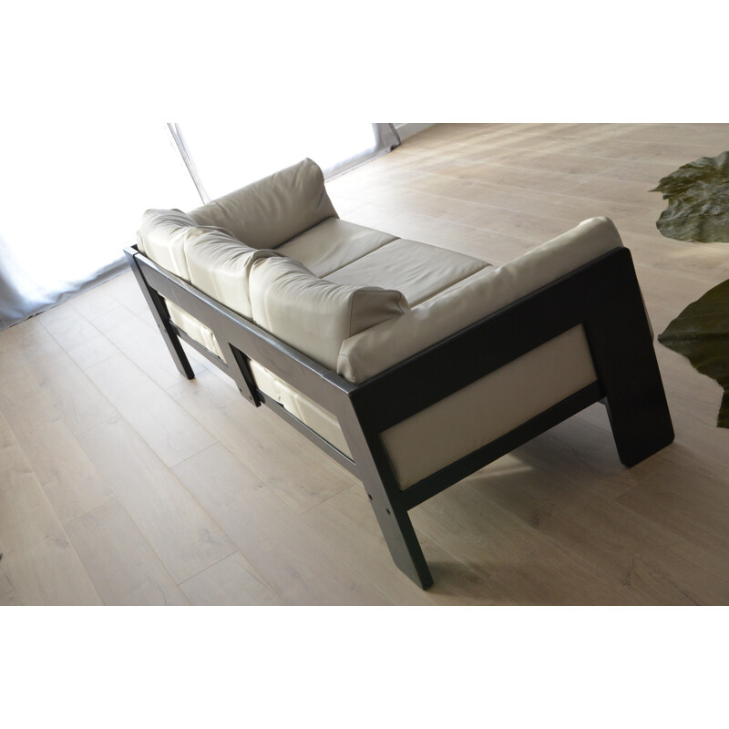 Leather sofa "Bastiano" by Tobia Scarpa for Gavina - 1960s
