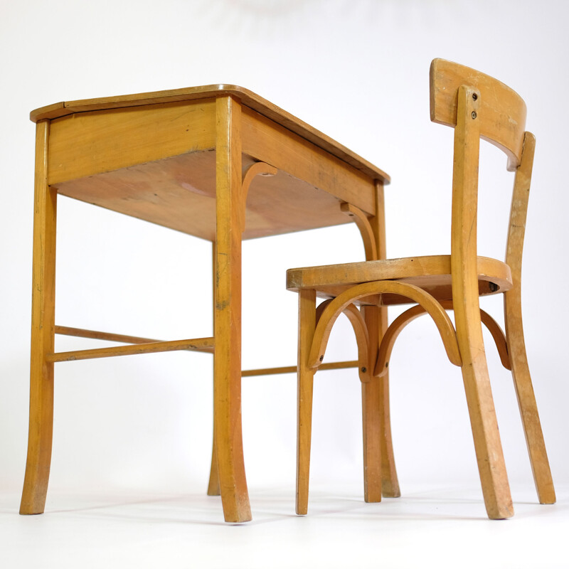 Children's desk with chair vinatge - 1960s