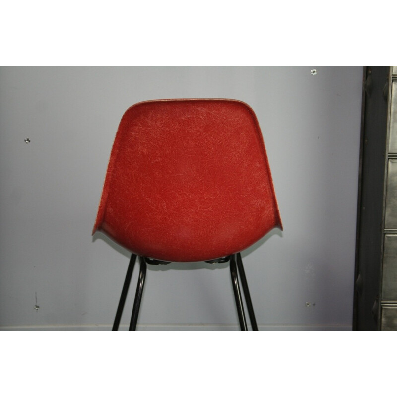 DSX Terracotta vintage chair by Eames for Herman Miller - 1950s