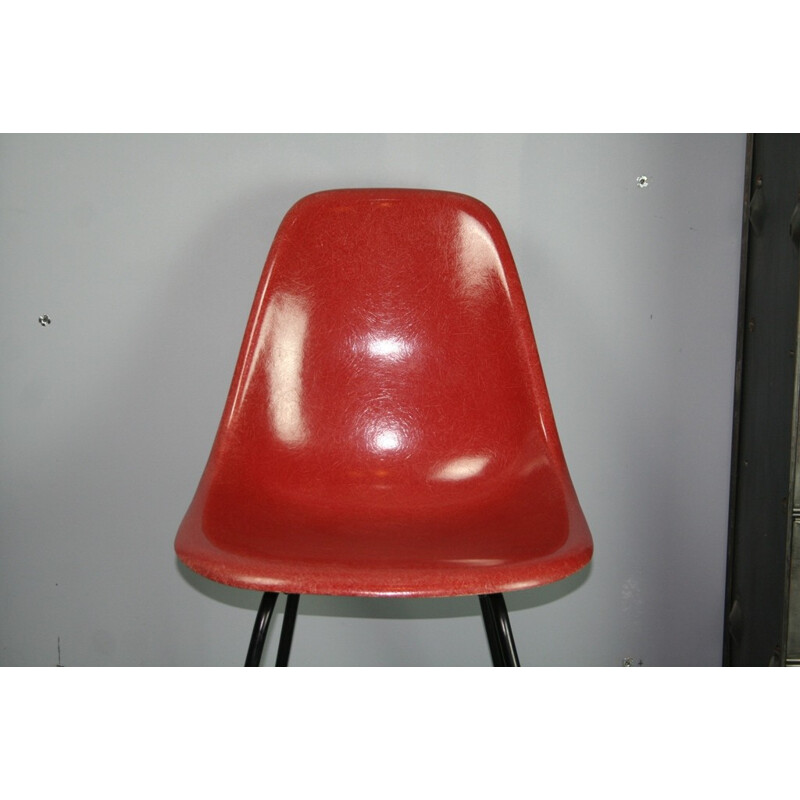 DSX Terracotta vintage chair by Eames for Herman Miller - 1950s