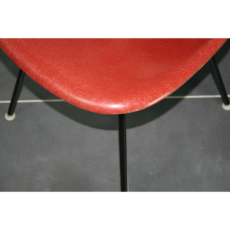 DSX Terracotta vintage chair by Eames for Herman Miller - 1950s