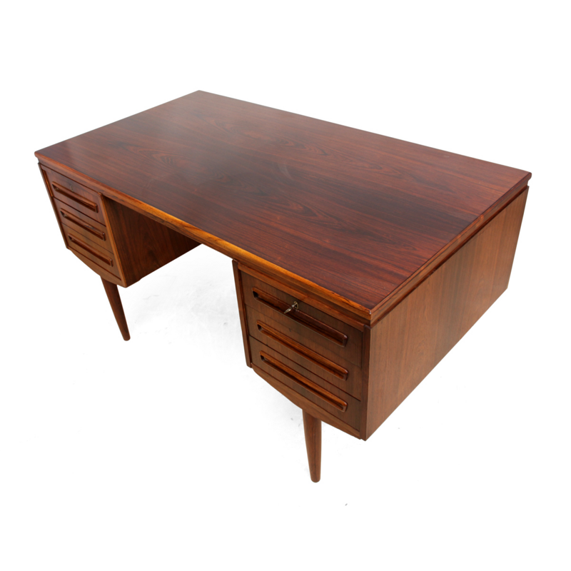 Vintage desk in rosewood by J Svenstrup for AP Mobler - 1960s