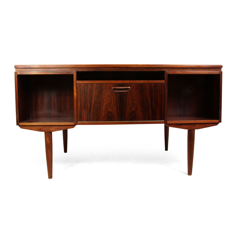 Vintage desk in rosewood by J Svenstrup for AP Mobler - 1960s