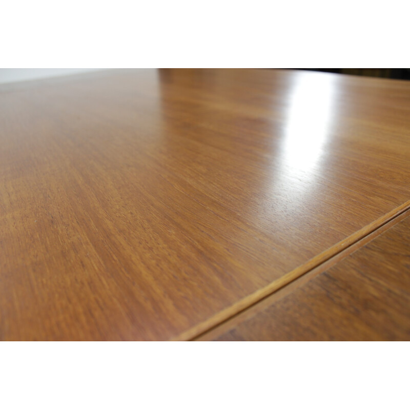 Vintage Scandinavian teak extendable dining table - 1960s