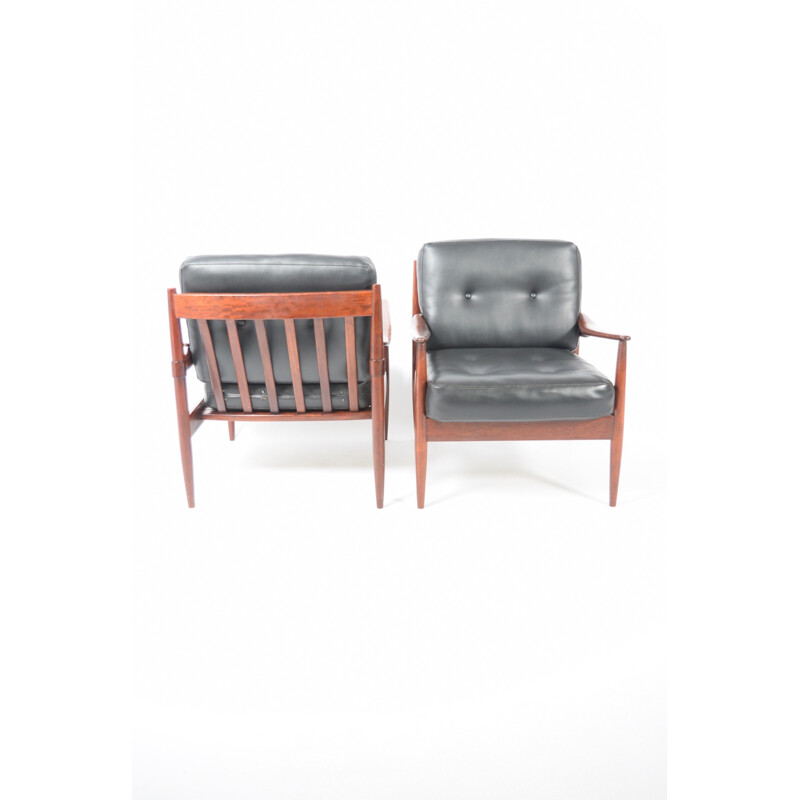 Set of 2 vintage easy chairs, Danish design  - 1960s