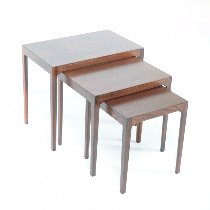 Danish 3 nesting side tables by BR Gelsted - 1960s