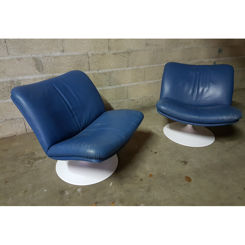 Pair of F504 armchairs by Geoffrey Harcourt for Artifort - 1960s