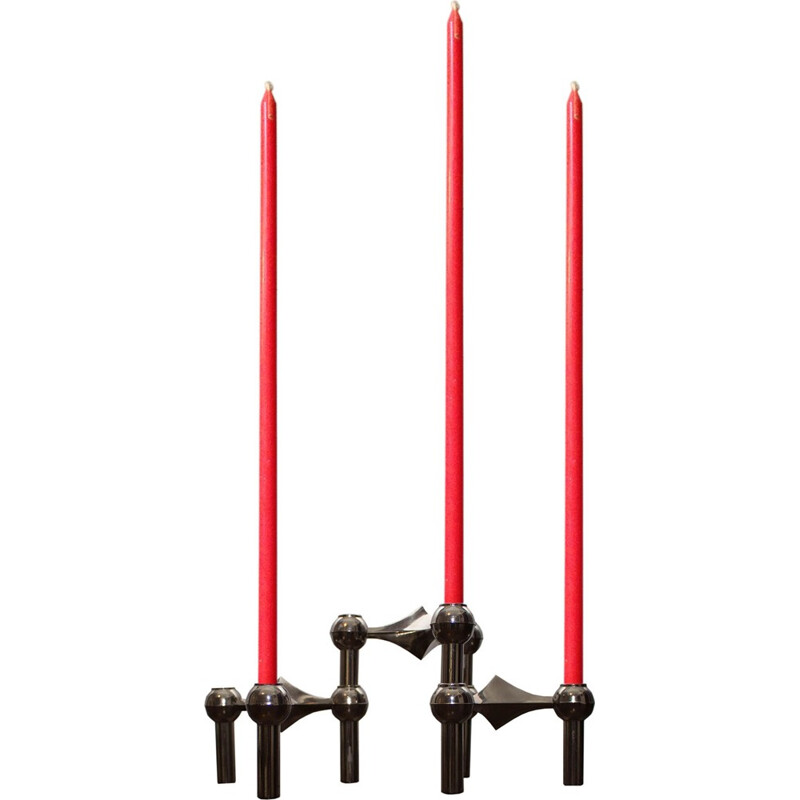 Set of 3 candle holders by Fritz Nagel & Ceasar Stoffi for BMF - 1960s