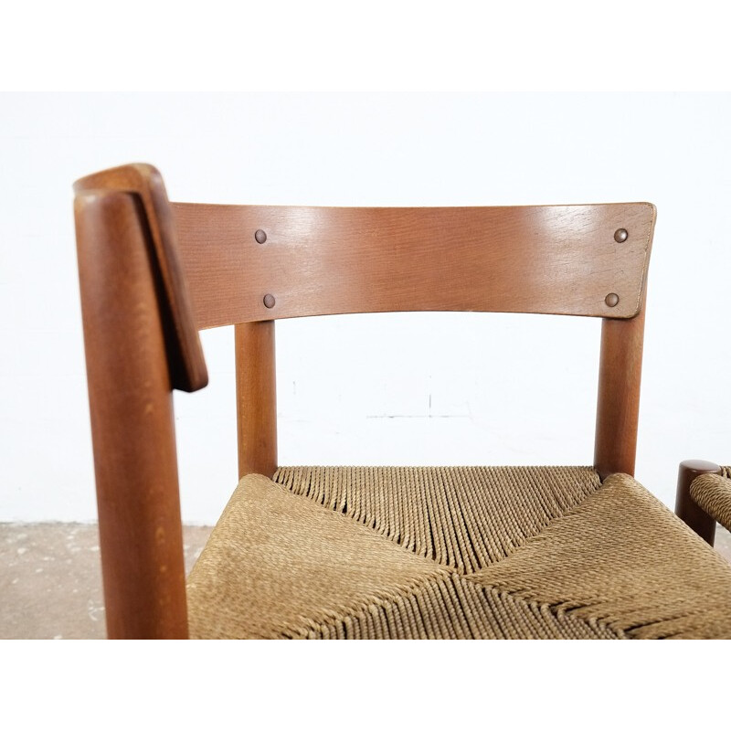 Paire de chaises vintage de Mogens Lassen pour Fritz Hansen - 1960