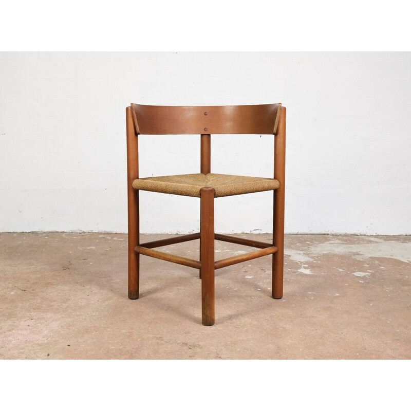 Pair of chairs vintage by Mogens Lassen for Fritz Hansen - 1960s