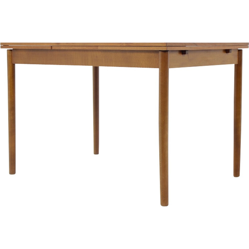 Vintage Scandinavian teak extendable dining table - 1960s