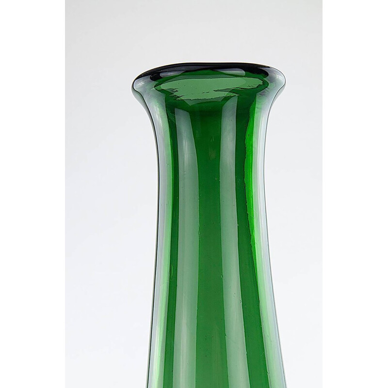 Grand vase vintage en verre - 1960