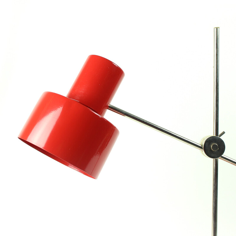 Red Table Lamp by Jan Suchan for Elektrosvit - 1960s