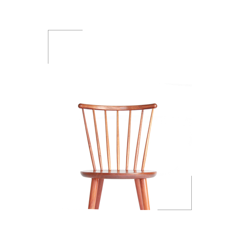 Suite of 6 teak vintage chairs - 1960s
