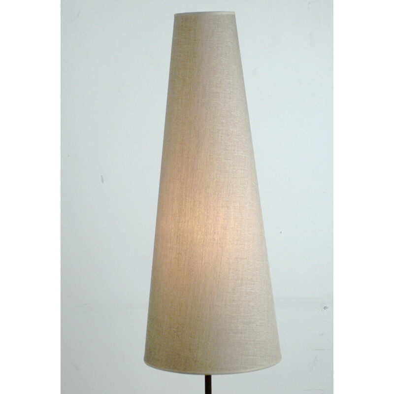 Mid-century Teak and Brass Floorlamp - 1950s