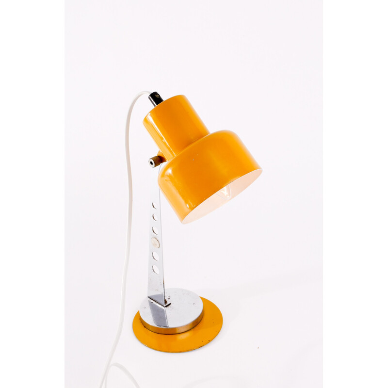 Vintage Hungarian Yellow Table Lamp - 1970s