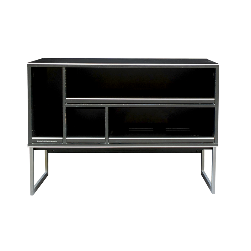 Vintage TV stand in metal and steel - 1970s
