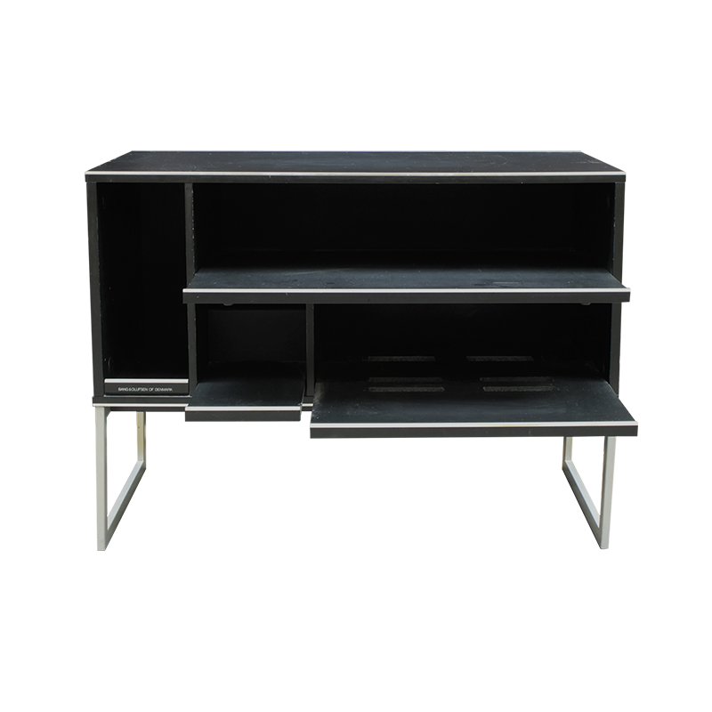 Vintage TV stand in metal and steel - 1970s