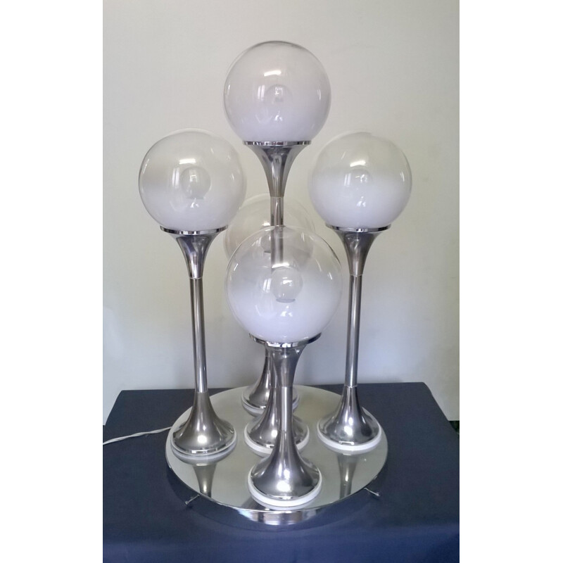 Vintage "bubbles" table lamp by Reggiani - 1960s