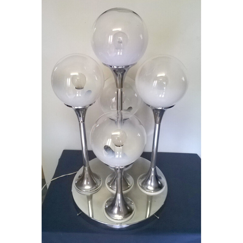 Vintage "bubbles" table lamp by Reggiani - 1960s