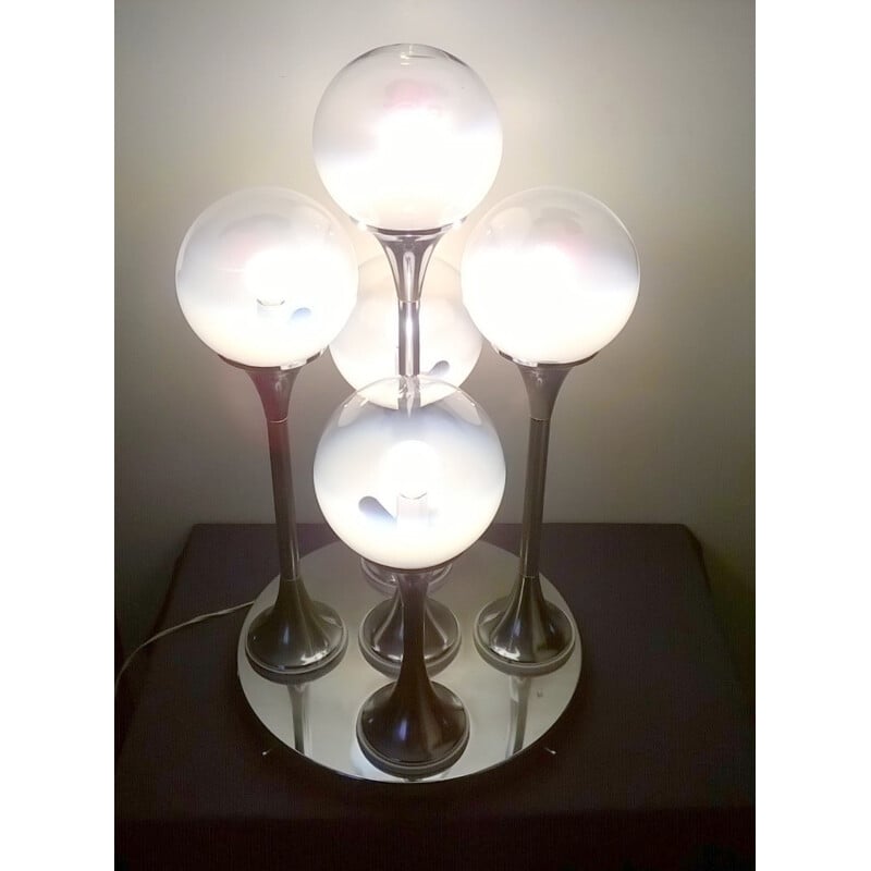 Vintage "bubbles" table lamp by Reggiani - 1960s