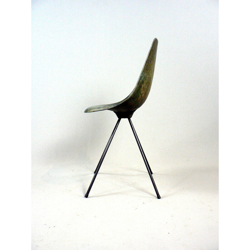 Vintage French chair by Jean-René Picard - 1950s