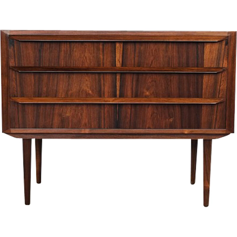 Chest of 3 drawers vintage in rosewood by Johannes Andersen - 1960s