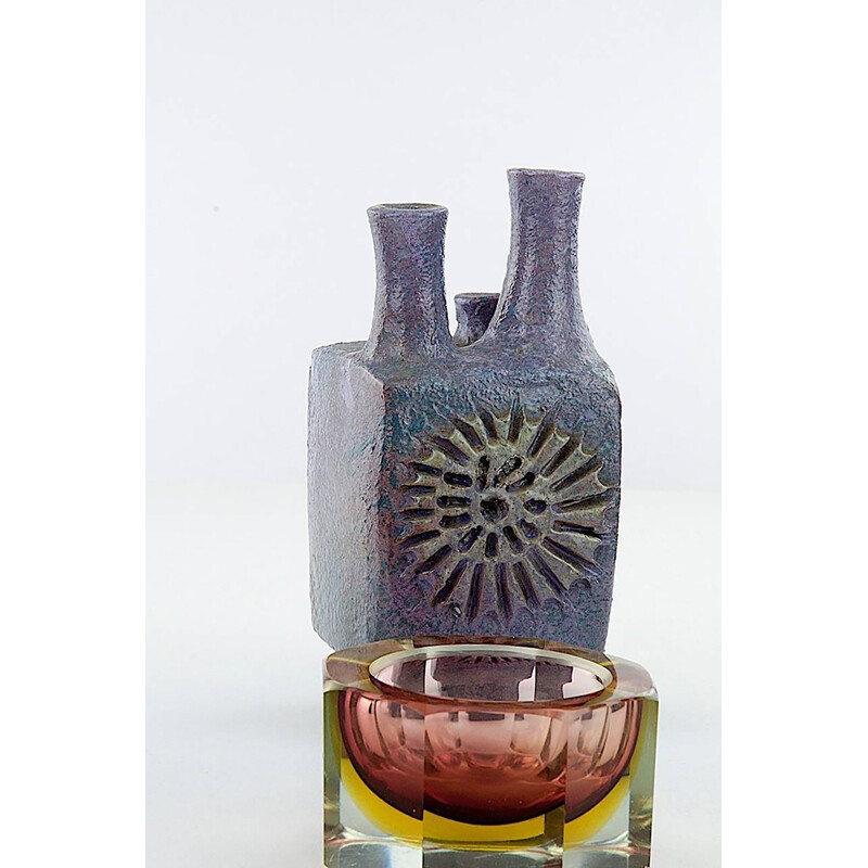 Vintage Pottery Vase in ceramic - 1960s